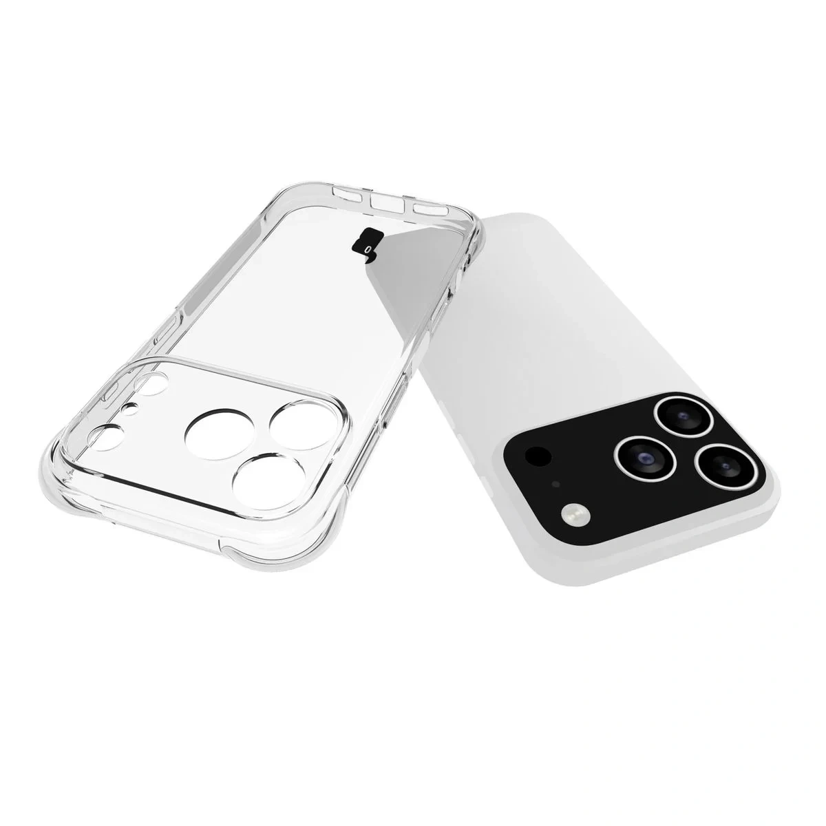 Dedykowane wycięcia i podwyższone krawędzie aparatu w etui Bizon Case Salpa do iPhone 18 Pro / 17 Pro