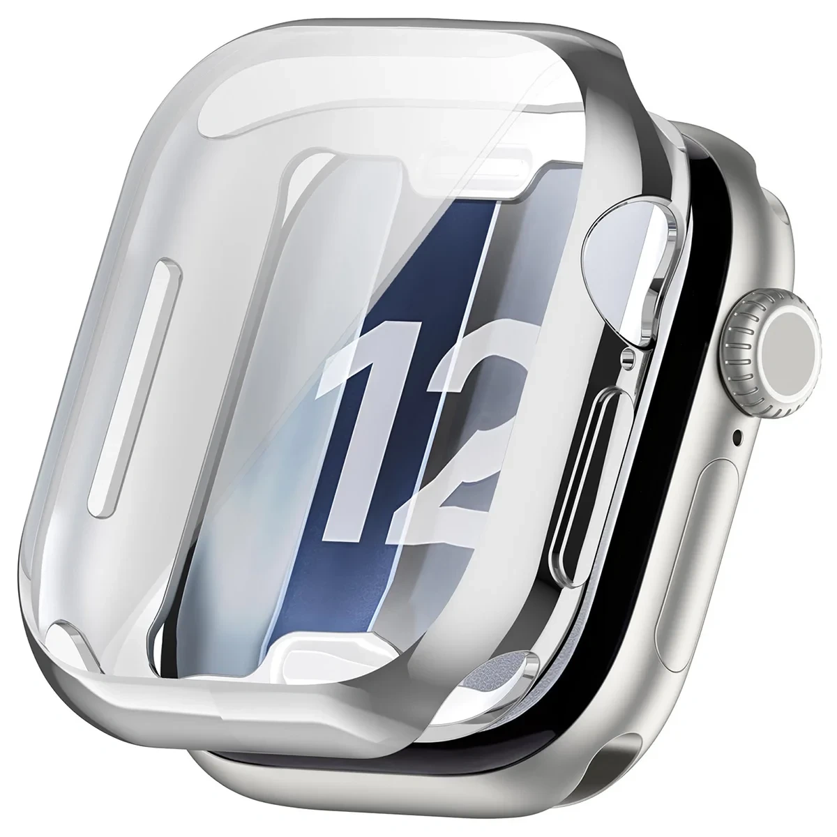 Front oraz tył Bizon Case Watch Felipe dla Apple Watch Series 12 46mm