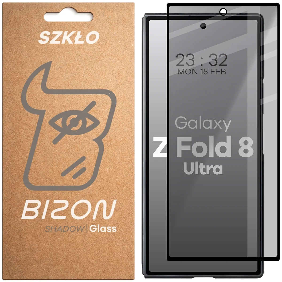 Szkło prywatyzujące Bizon Glass Edge Shadow do Galaxy Z Fold8 Ultra