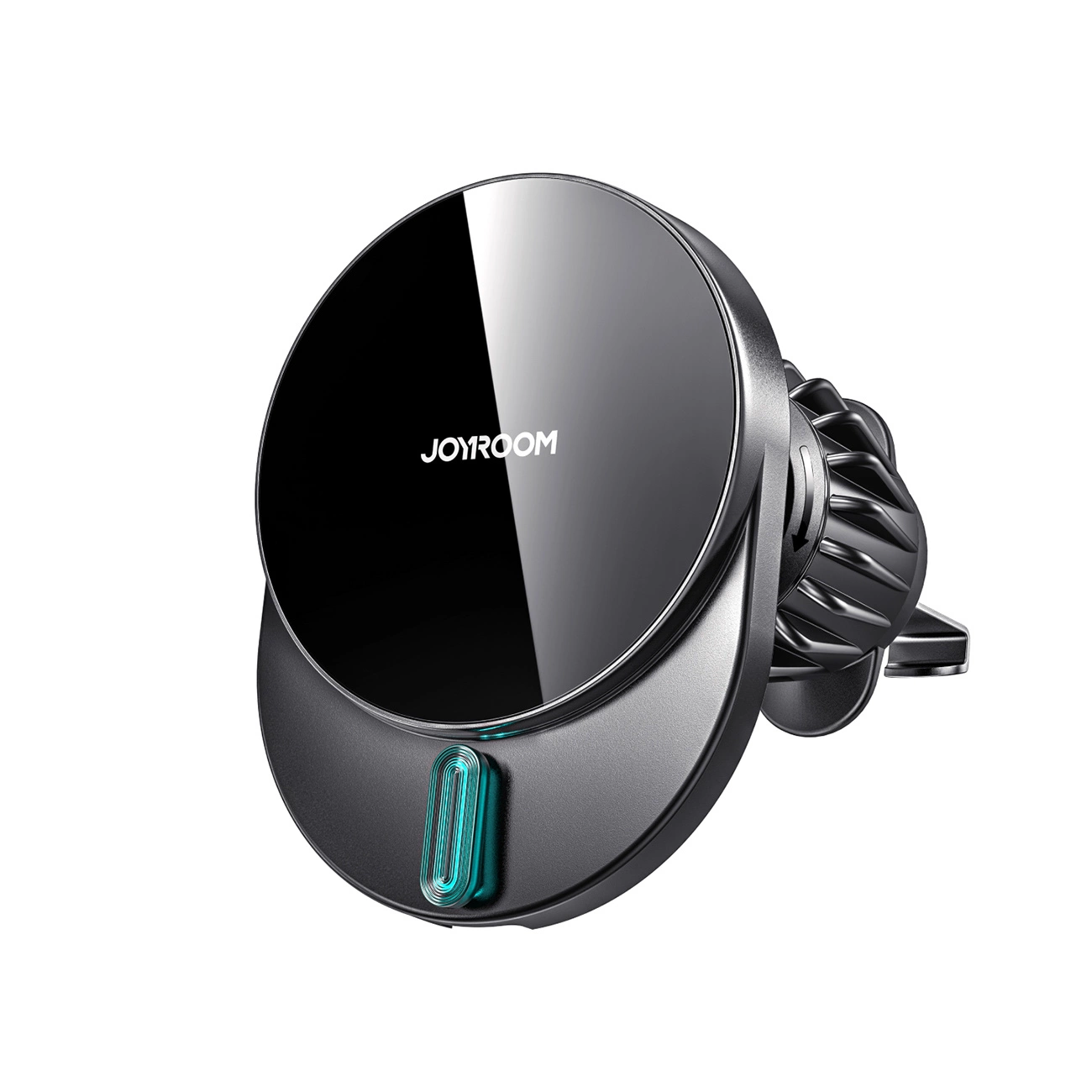 Suport magnetic Joyroom JR-ZS409 cu încărcător wireless de 15W pe fundal alb