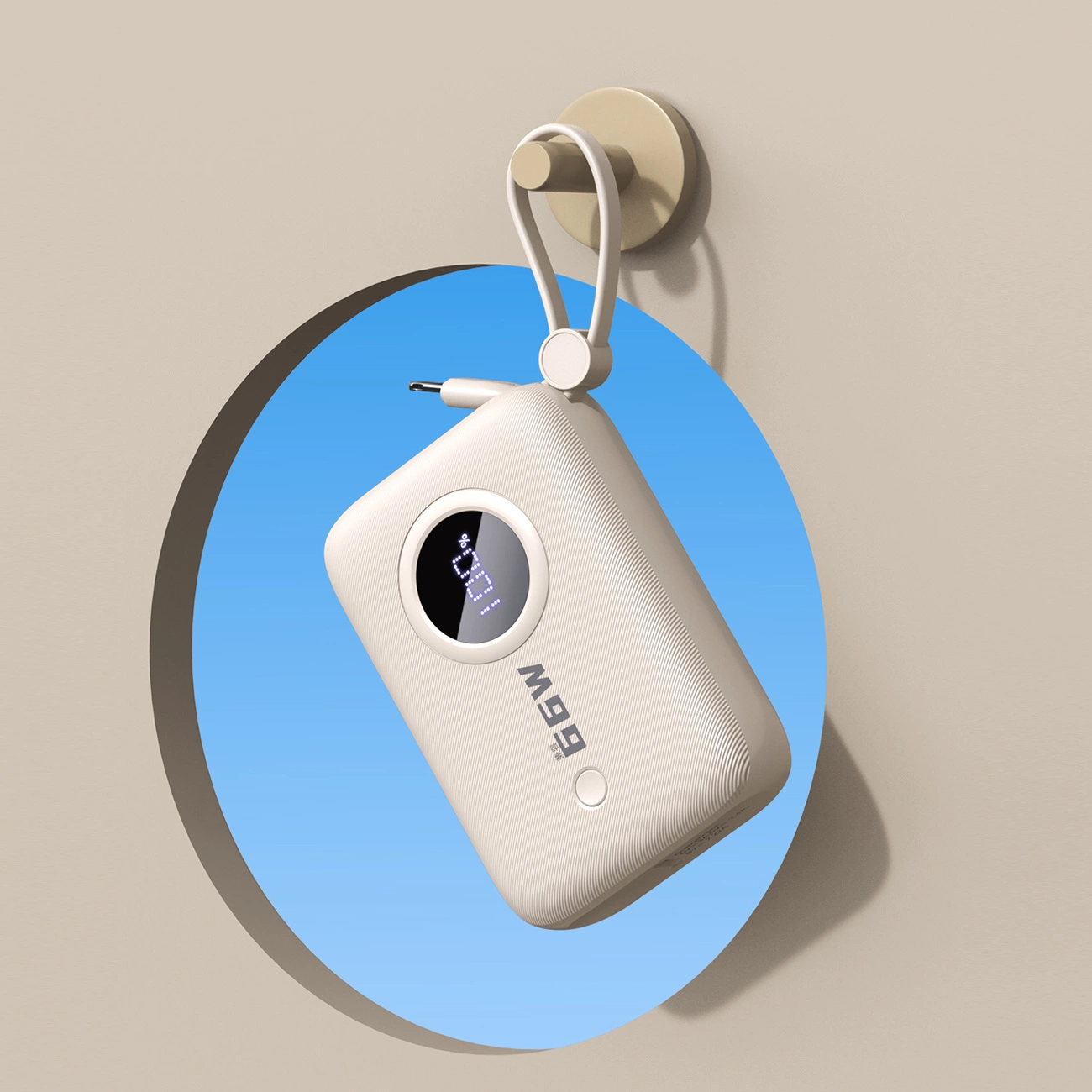 Powerbank Dudao K14 - z wygodną zawieszką na podróż