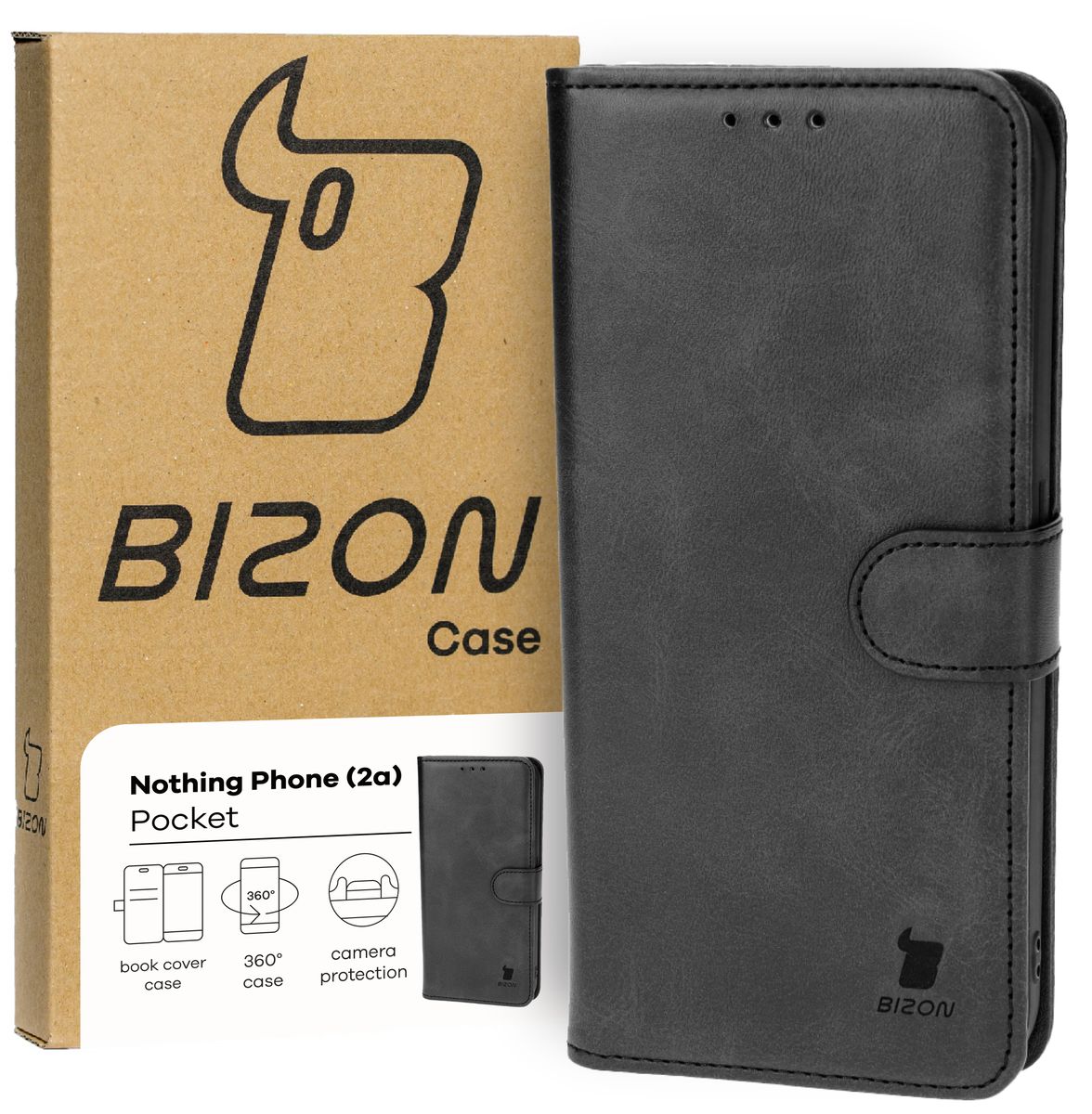 Etui z klapką Bizon Case Pocket do Nothing Phone (2a)