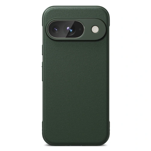 Etui Ringke Onyx zamontowane na Google Pixel 9, prezentujące elegancki wygląd.