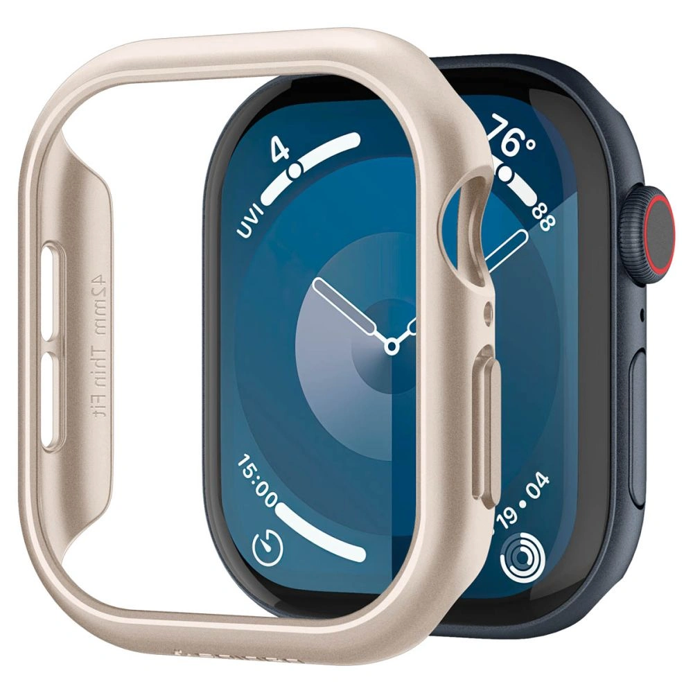 Durable material of Spigen Thin Fit Apple Watch 10 42mm Starlight