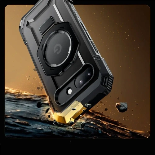 Hybrydowe etui w czerni, idealne do ochrony Google Pixel 9a