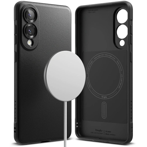 Zbliżenie na etui Ringke Onyx, ukazujące elastyczny materiał TPU.