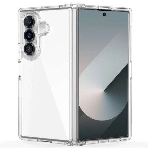 Etui Tech-Protect Flexair Hybrid w przezroczystym kolorze, idealne dla Samsung Galaxy Z Fold 7.