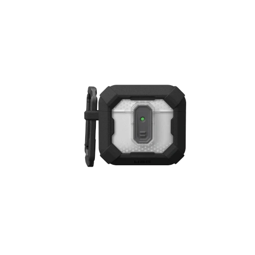 UAG Plasma case in black, perfect for protecting Apple AirPods 4.