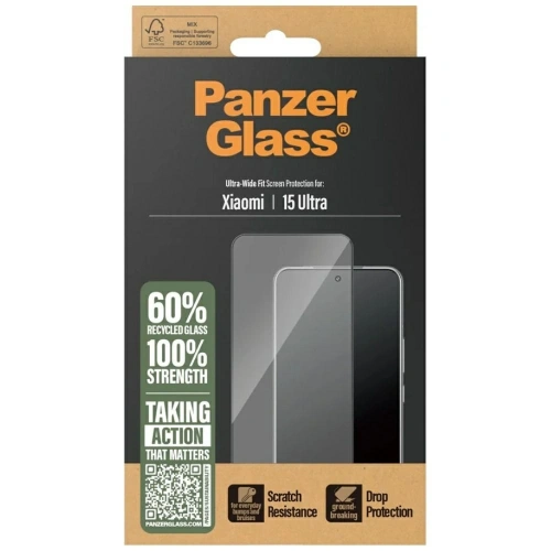 Tempered glass with 9H scratch resistance, providing excellent protection.