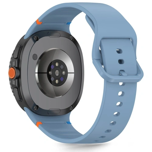 Pasek Tech-Protect Silicone w kolorze baby blue, idealny do Samsung Galaxy Watch 8.