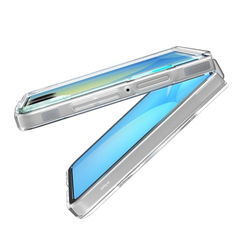 Widok etui Spigen Airskin Mag MagSafe z tyłu, z wyraźnym logo marki