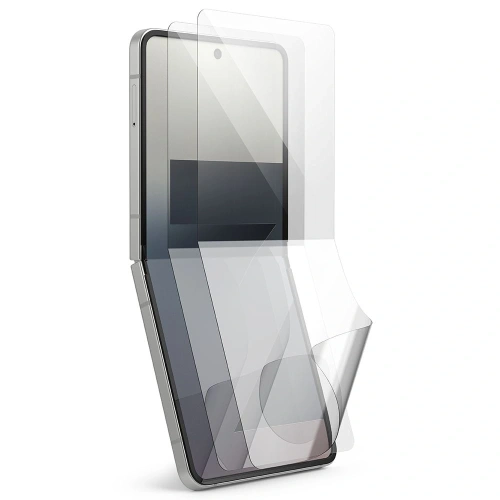 Folia hydrożelowa na telefon, ukazująca doskonałe dopasowanie do Samsung Galaxy Z Flip 7