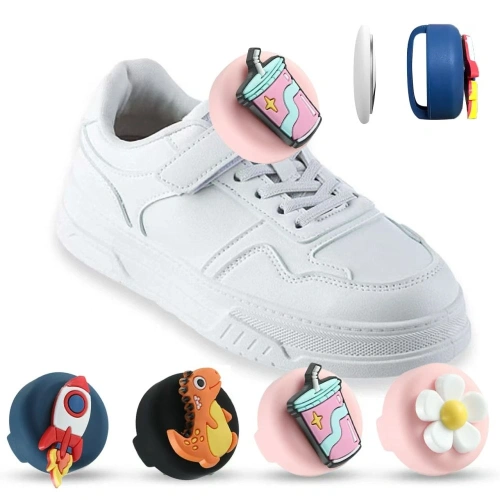 Etui Tech-Protect Smooth For Kids w kolorach tęczy, idealne dla Apple AirTag.