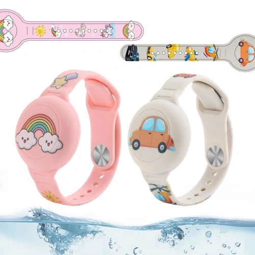 Pasek Tech-Protect Smooth For Kids w wielokolorowej wersji dla Apple AirTag