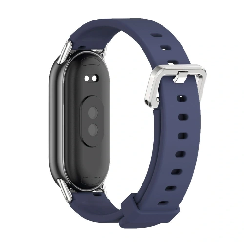 Pasek Tech-Protect IconBand Classic w kolorze storm blue, idealny do Xiaomi Smart Band 8, 9 i 10.