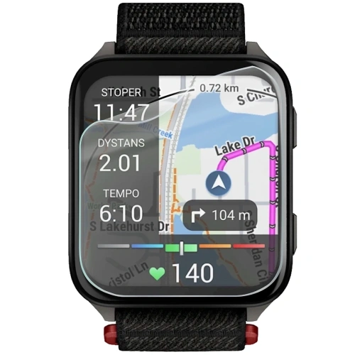 Folia hydrożelowa Bizon Glass Watch na ekran Garmin Venu X1, zestaw 2 sztuk.
