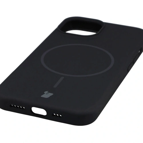 Zbliżenie na pierścień magnetyczny etui Bizon Soft Case do iPhone 14.