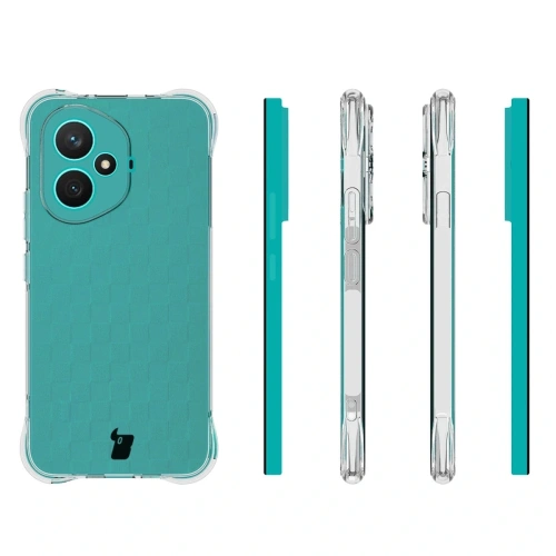 Etui Bizon Case Salpa z bliska, ukazujące szczegóły materiału TPU.