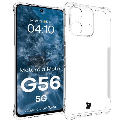 Zestaw składający się z etui i dwóch szkieł hartowanych, idealny dla Motorola Moto G56 5G.