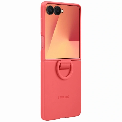Zbliżenie na silikonowe etui Samsung Ring Case, ukazujące detale wykonania.