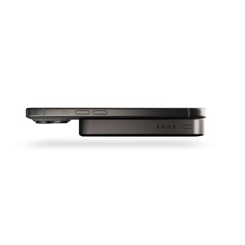 Powerbank ZENS Slim Qi2 z funkcją MagSafe, idealny do ładowania urządzeń mobilnych.