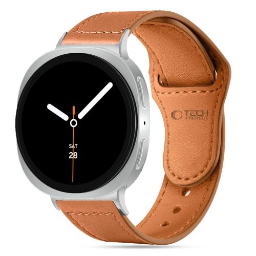 Elegancki brązowy pasek do smartwatcha Samsung Galaxy Watch 8