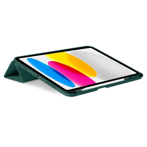 Widok etui Tech-Protect SmartCase Pen Canvas na stole, z akcesoriami do iPada