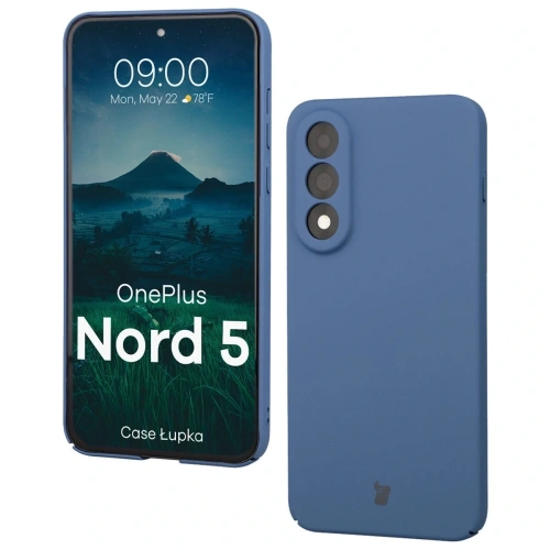 Etui Bizon Case Łupka w kolorze niebieskim, idealne do ochrony OnePlus Nord 5.