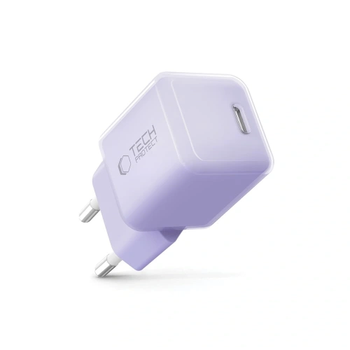 Zbliżenie na ładowarkę Tech-Protect NCM25 z portem USB-C.