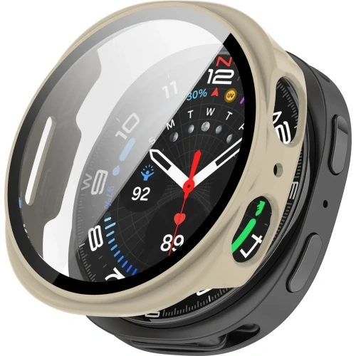 Etui Bizon Case zamontowane na Samsung Galaxy Watch 8 44mm
