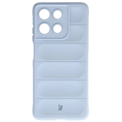 Zbliżenie na etui Bizon Case Tur, ukazujące materiał TPU i detale wykończenia.