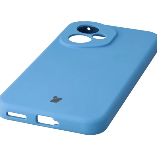 Etui Bizon Soft Case w niebieskim kolorze, idealne dopasowanie do Honor 400