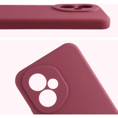 Fioletowe silikonowe etui Bizon Soft Case, oferujące ochronę i styl