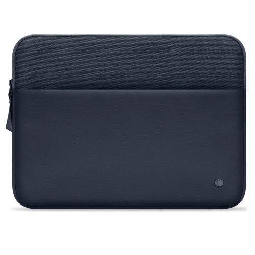 Torba Tech-Protect Sleeve Laptop 15-16 w kolorze granatowym na stole