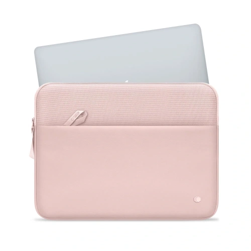 Różowa torba na laptopa Tech-Protect Sleeve, doskonała do szkoły i pracy