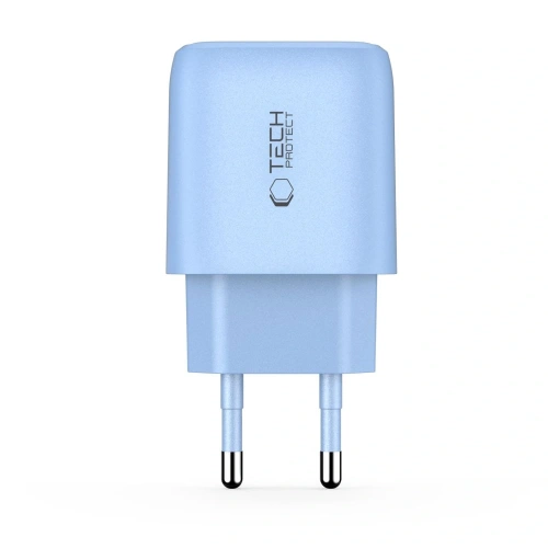 Ładowarka sieciowa Tech-Protect NCA20 w użyciu, podłączona do urządzenia.