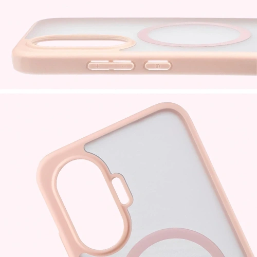 Etui Bizon Case MatteO z magnetycznym pierścieniem, idealne do Xiaomi POCO F7