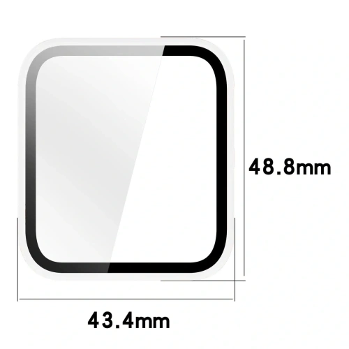 Etui Bizon Case+Glass zamontowane na zegarku Garmin Venu X1
