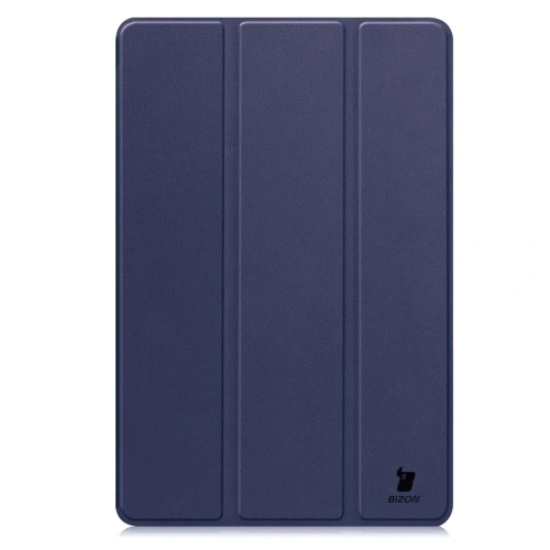 Widok etui Bizon Case Tab Croc z boku, ukazujący smukły profil i elegancki design.