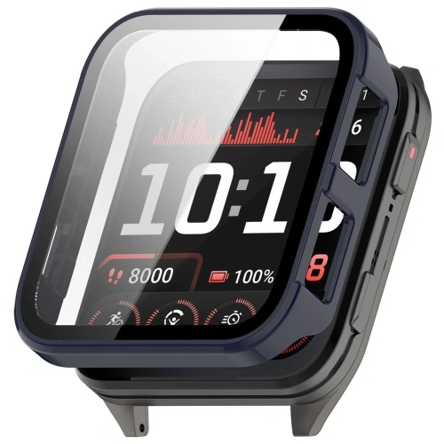 Etui Bizon Case+Glass Watch do Garmin Venu X1, pokazujące trwałość materiału.