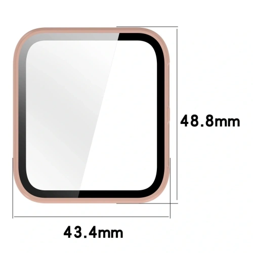 Stylowe etui ze szkłem do Garmin Venu X1, wykonane z trwałego tworzywa sztucznego.