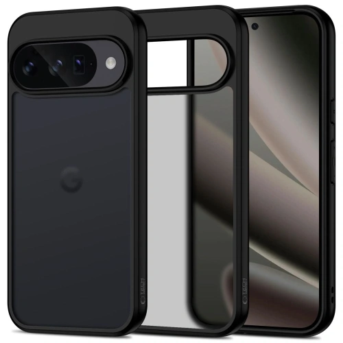 Etui Tech-Protect MagMat w kolorze matowej czerni, idealnie dopasowane do Google Pixel 10 / 10 Pro.