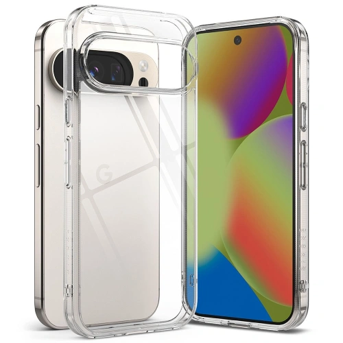 Etui Ringke Fusion w przezroczystym kolorze, idealne do Google Pixel 10 i 10 Pro.
