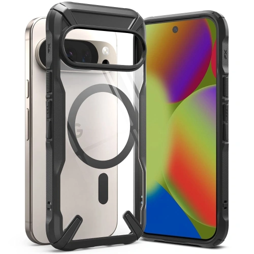 Etui Ringke Fusion-X Magnetic MagSafe do Google Pixel 10 w kolorze czarnym