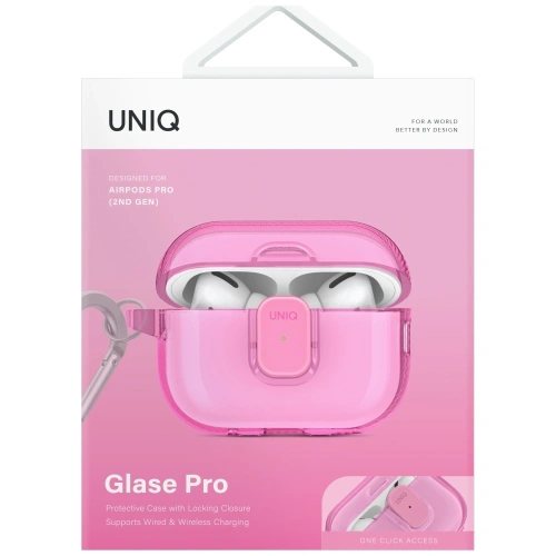 Zbliżenie na etui UNIQ Glase Pro, wykonane z trwałego materiału TPU.