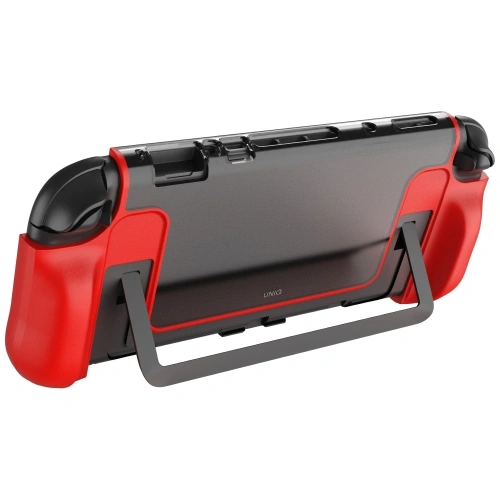 Zbliżenie na etui UNIQ Hybrid Bytearmor, ukazujące detale materiału.
