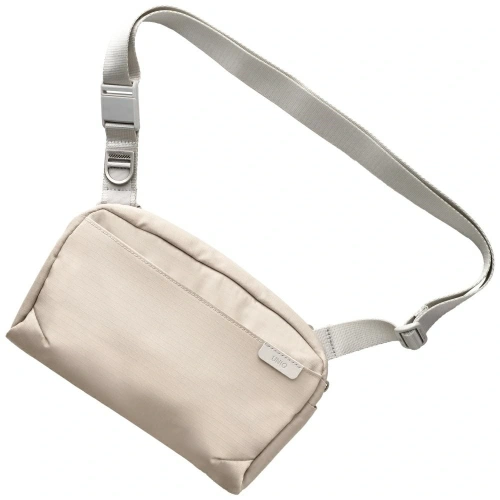 Torba UNIQ Arden Sling 2L w beżowym kolorze, idealna na codzienne wyjścia.