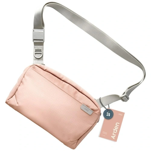 Torba UNIQ Arden Sling 2L w kolorze różowym, idealna na codzienne wyjścia.