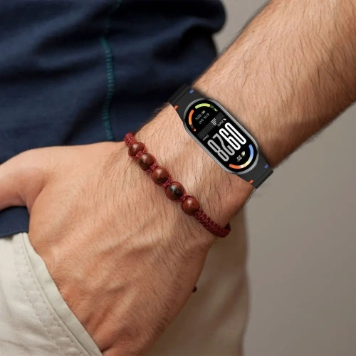Widok paska Tech-Protect Silicone Sport w czerni, doskonały dla aktywnych użytkowników