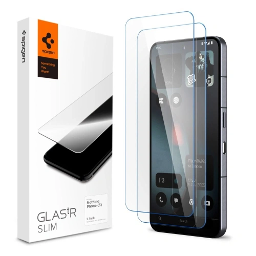 Szkło hartowane Spigen Glas.tr Slim do Nothing Phone 3 w przejrzystym wykończeniu